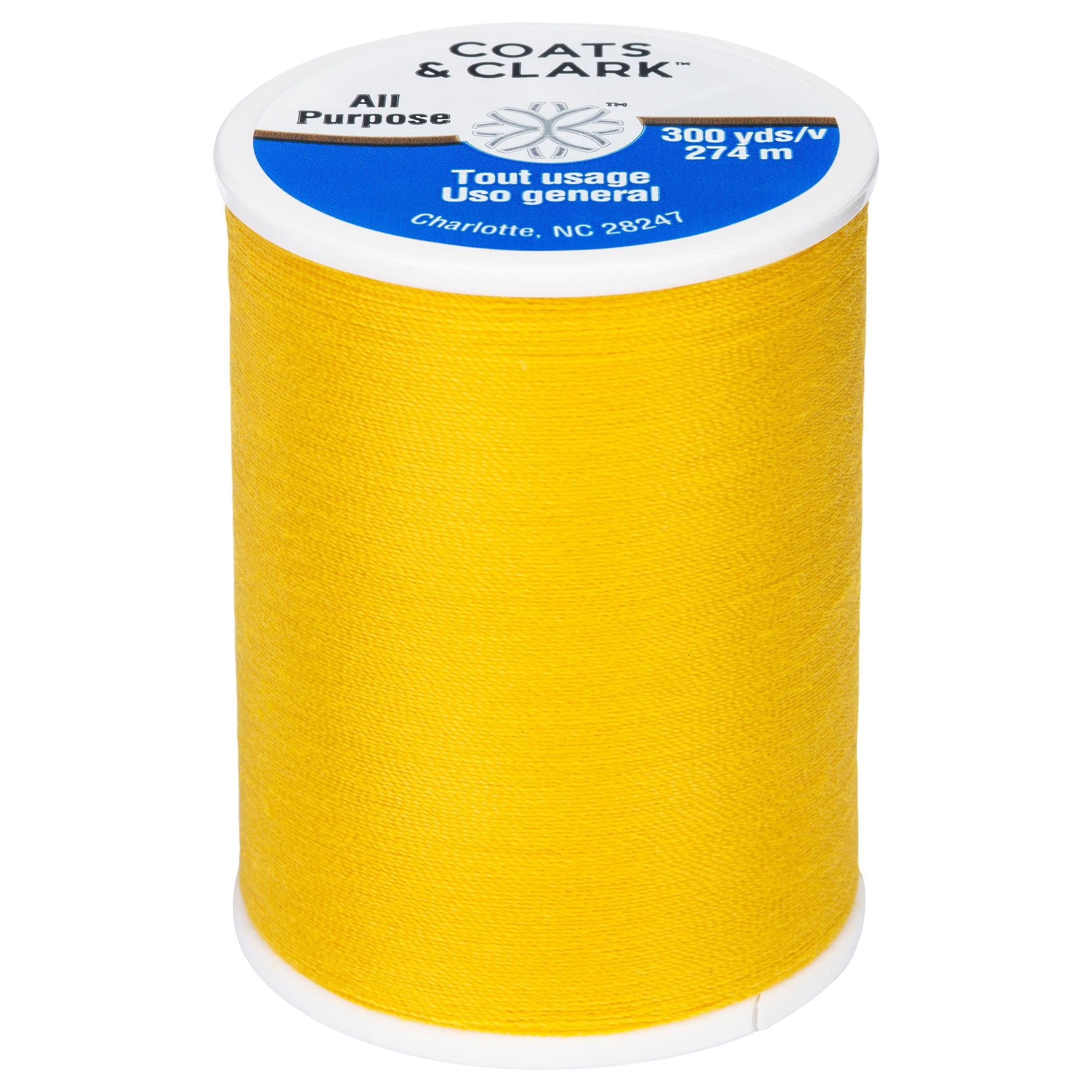 Coats & Clark All Purpose Spark Gold Thread, 300 Yards - Walmart.com