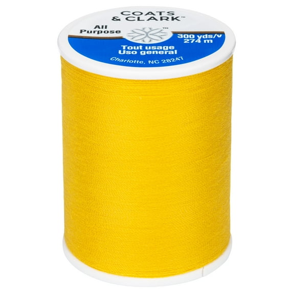 Coats & Clark All Purpose Spark Gold Thread, 300 Yards