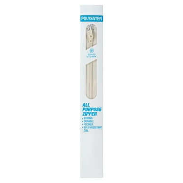 Coats & Clark All Purpose Zipper 24" Natural