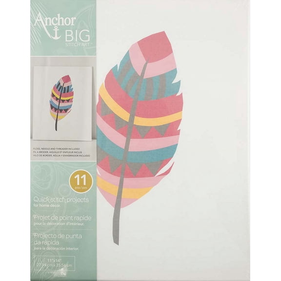 Coats & Clark Anchor Big Stitch Embroidery Floss Feather Assortment