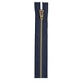 thumbnail image 1 of Coats & Clark Brass Jeans Sewing Zipper, 1 Each, 7" , Navy, 1 of 2