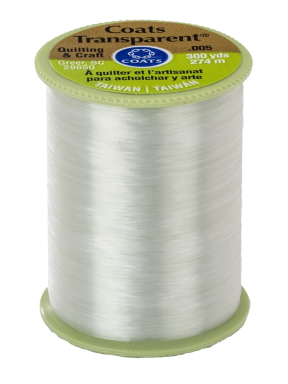 Clear Nylon Sewing Thread, 300 Yards, Durable and Versatile