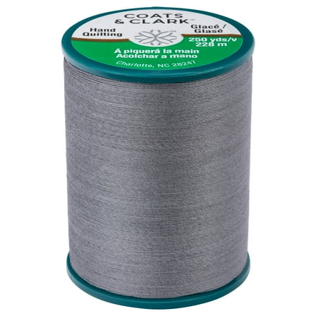 Coats & Clark Dual Duty Hand Quilting Slate Cotton/Polyester Thread, 250 Yards/ 228 Meters