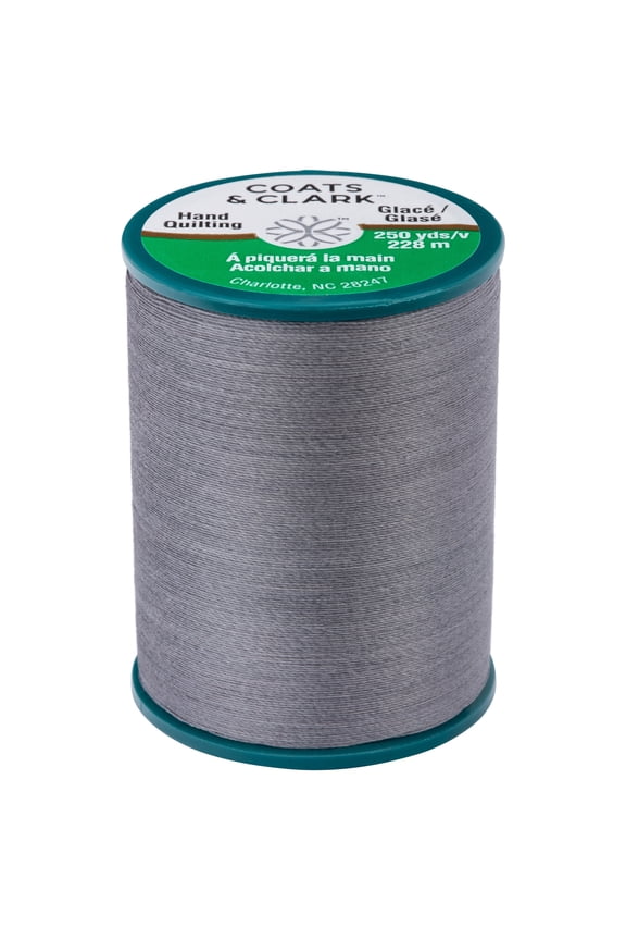 Dual Duty Hand Quilting Slate Cotton/Polyester Thread, 250 Yards/ 228 Meters