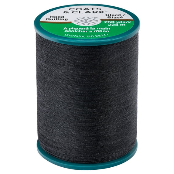 Coats & Clark Dual Duty Hand Quilting Thread- 250 yds, BLACK
