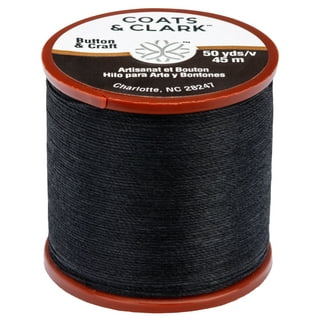 All Purpose Extra Strong Heavy Duty Bonded Black Sewing Thread Great for  Quilting,Upholstery, Leather, Denim, Marine, Outdoor and Camping Products.