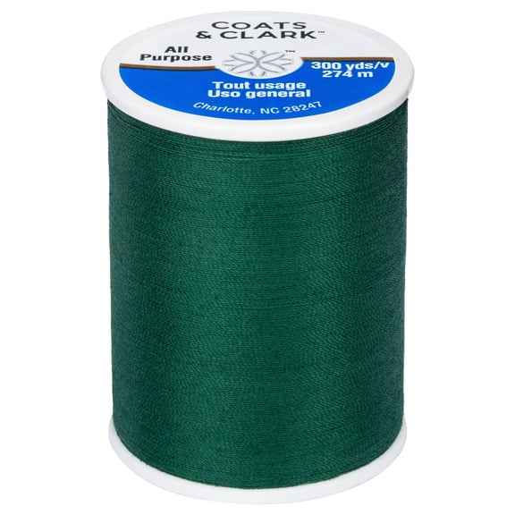 Coats & Clark Dual Duty Plus Hand Quilting Hunter Green Thread, 300 Yards
