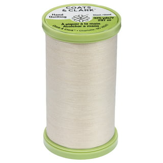 Coats & Clark All Purpose White Thread, 400 Yard Eyebrow Threading