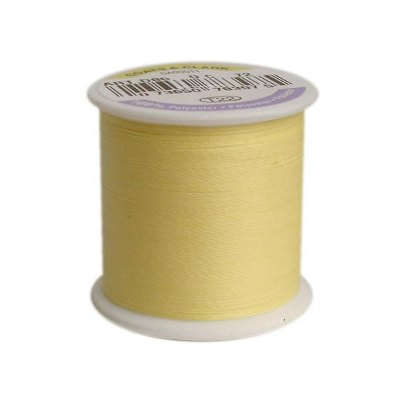 Coats & Clark Glow in the Dark Yellow Thread, 100 Yd.