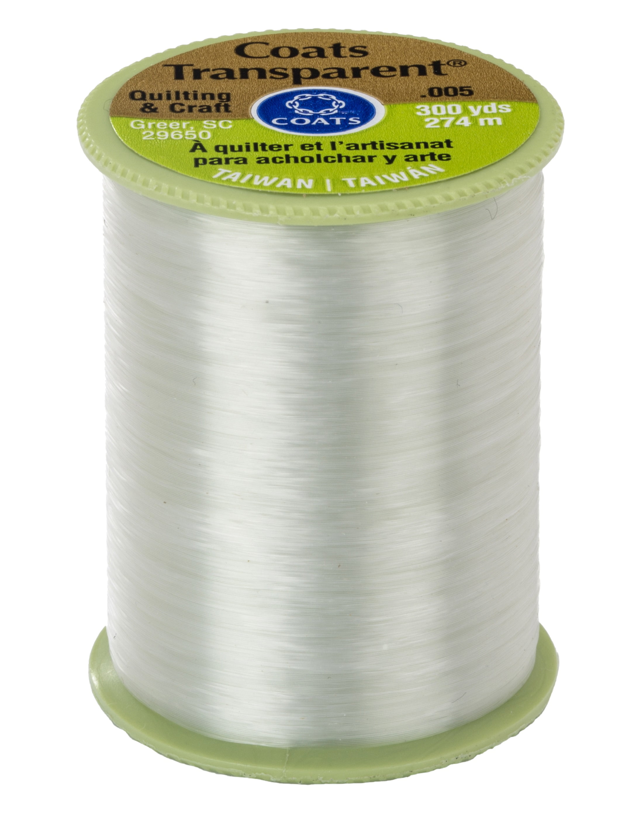 PACK OF 3 - Invisible Nylon Sewing Thread, CLEAR Total 660 YARDS FREE  SHIPPING