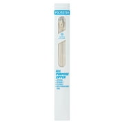 Coats & Clark Polyester 14" All Purpose Natural Sewing Zipper, 1 Each