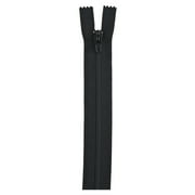 Coats & Clark Polyester 22" All Purpose Black Sewing Zipper, 1 Each