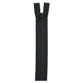 Coats & Clark Polyester 22" All Purpose Black Sewing Zipper, 1 Each