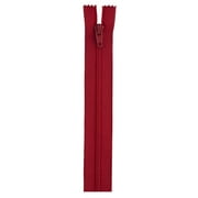 Coats & Clark Polyester 22 All Purpose Red Zipper, 1 Each