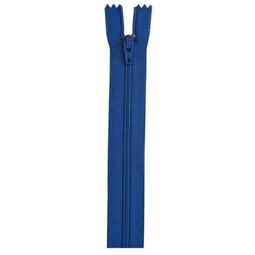 Coats & Clark Polyester 22" All Purpose Yale Blue Sewing Zipper, 1 Each
