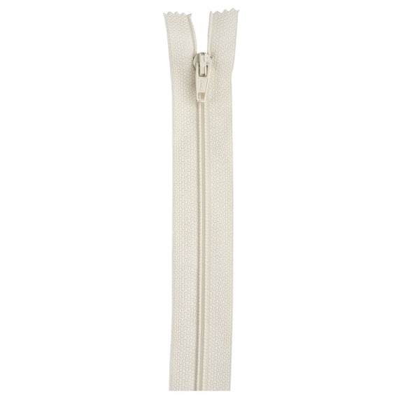 Coats & Clark Polyester 7" All Purpose Zipper, 1 Each, Natural