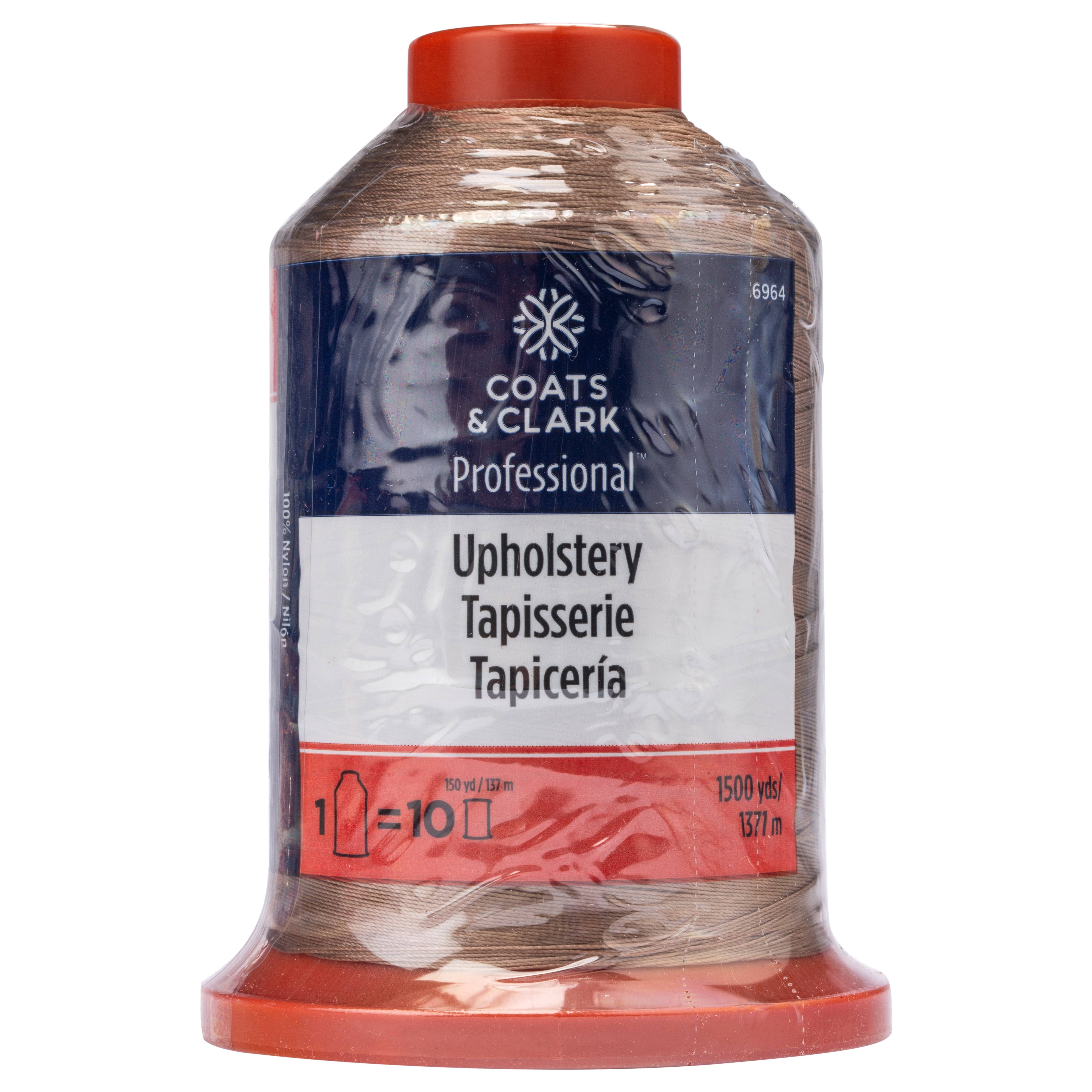 Coats & Clark™ Professional Upholstery Driftwood Nylon Thread, 1500 Yards 15 Weight