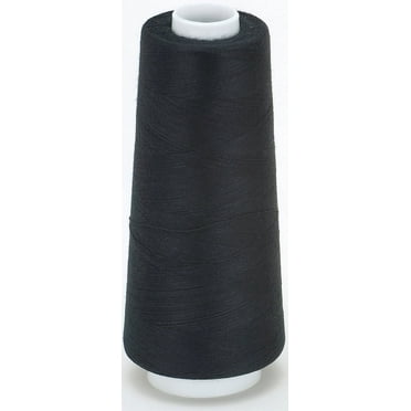 Coats & Clark Surelock Cone Black Polyester Thread, 3000 Yards