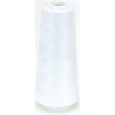 Coats & Clark Surelock Cone White Polyester Thread, 3000 Yards