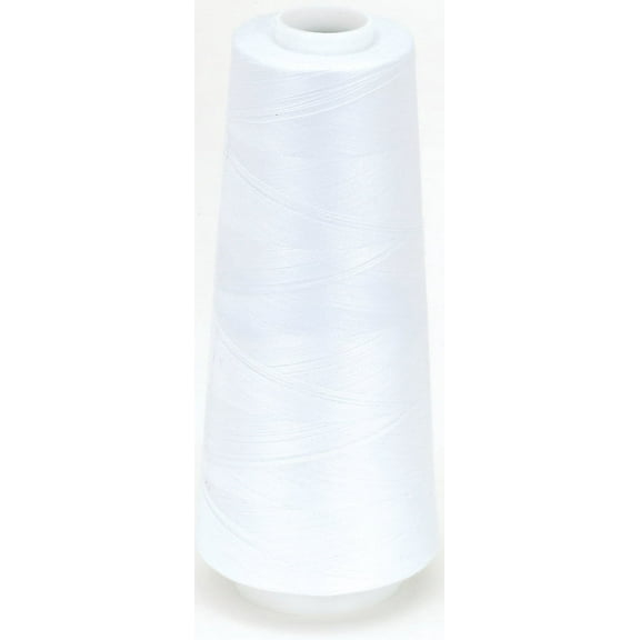 Coats & Clark Surelock Cone White Polyester Thread, 3000 Yards