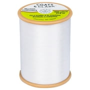 Coats & Clark Trilobal Embroidery White Polyester Thread, 300 Yards