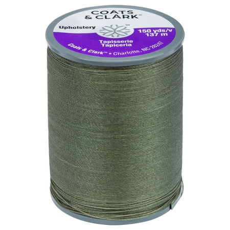 Coats & Clark Upholstery Green Linen Nylon Thread, 150 Yards