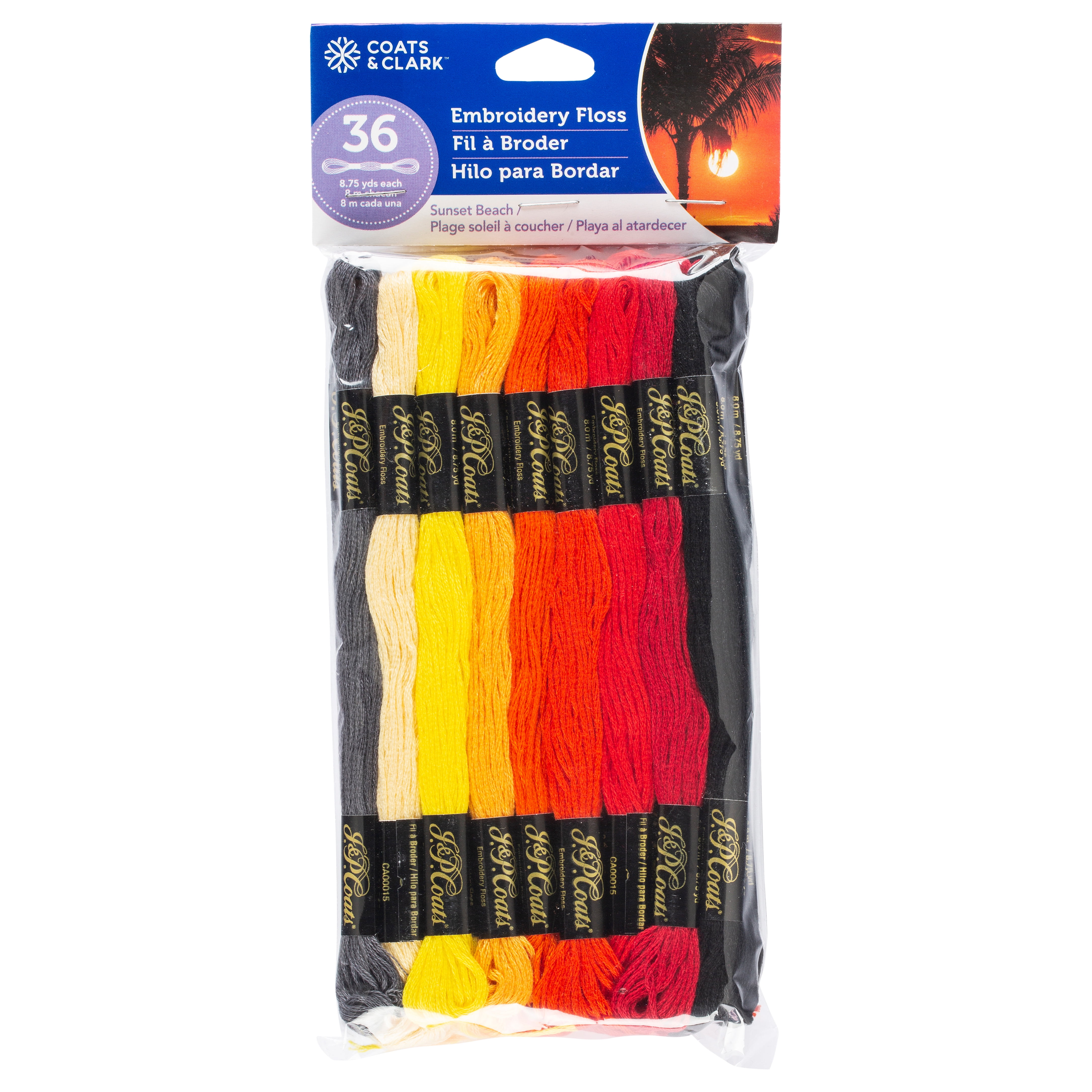 Coats & Clark® Black & White Embroidery Floss Value Pack 8.75 Yds