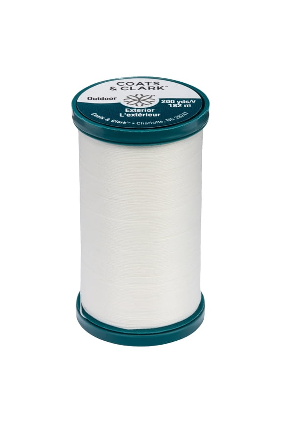 White Polyester Sewing Thread, 200 Yards