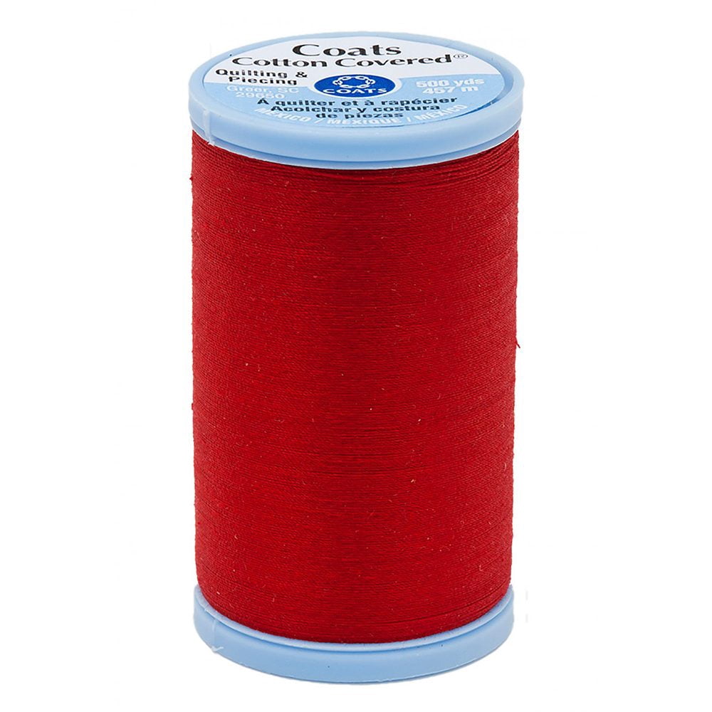 Coats Cotton Covered Quilting & Piecing Thread 500yd-Red