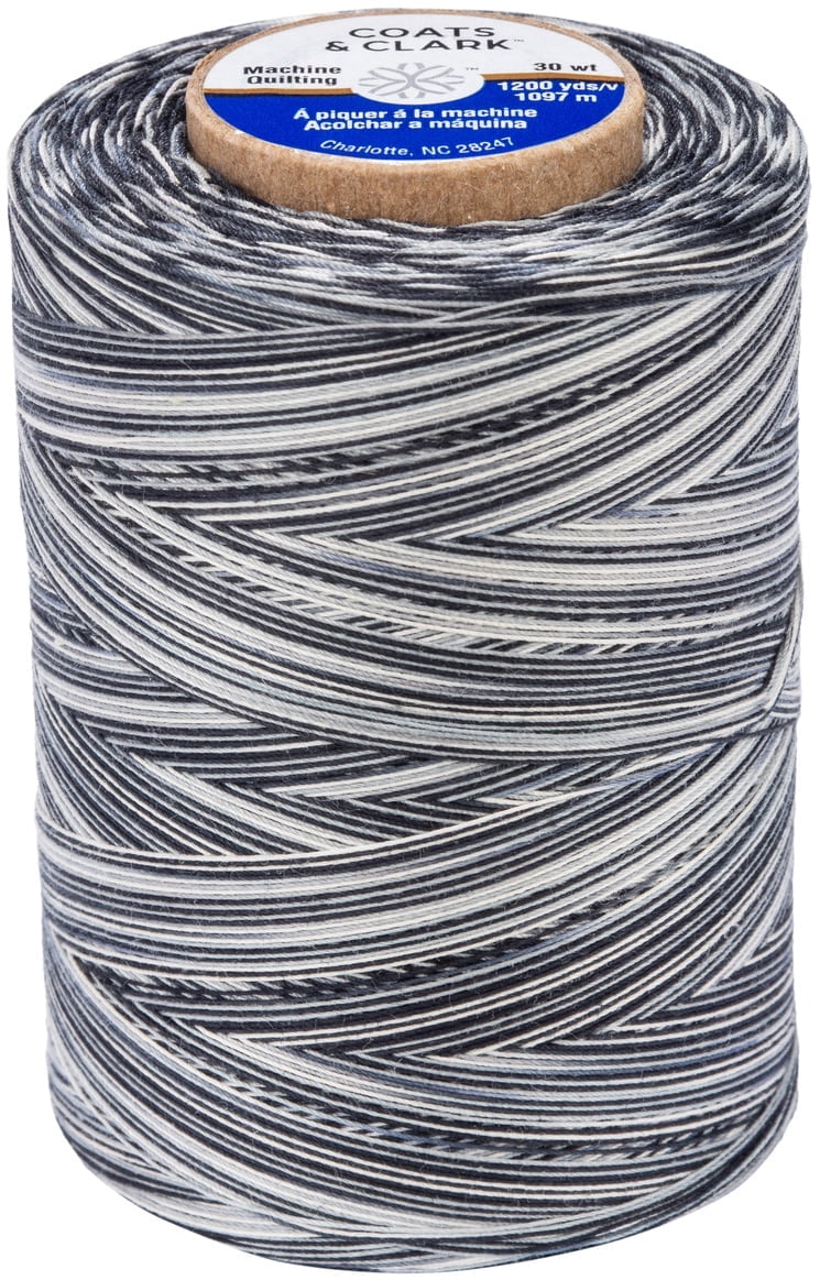 Coats Cotton Machine Quilting Multicolor Thread 1200yd-Zebra