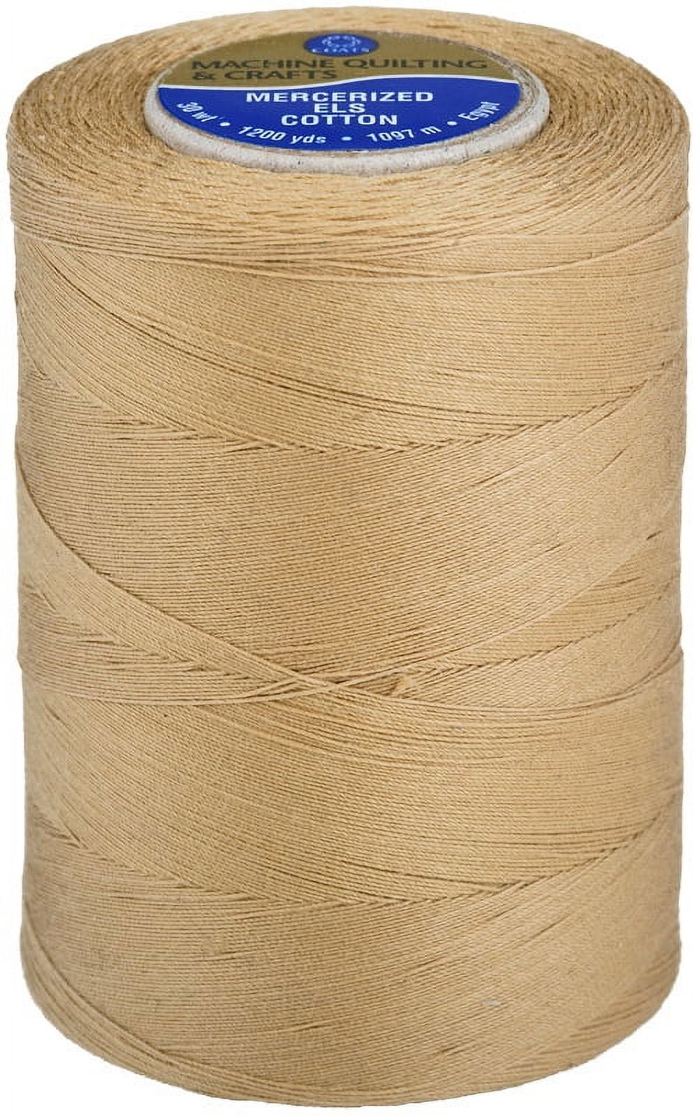 Coats & Clark 100% Cotton Sewing Thread, 1200 yd Size 50 Coats & Clark 100% Cotton Sewing Thread, 1200 yd Size 50