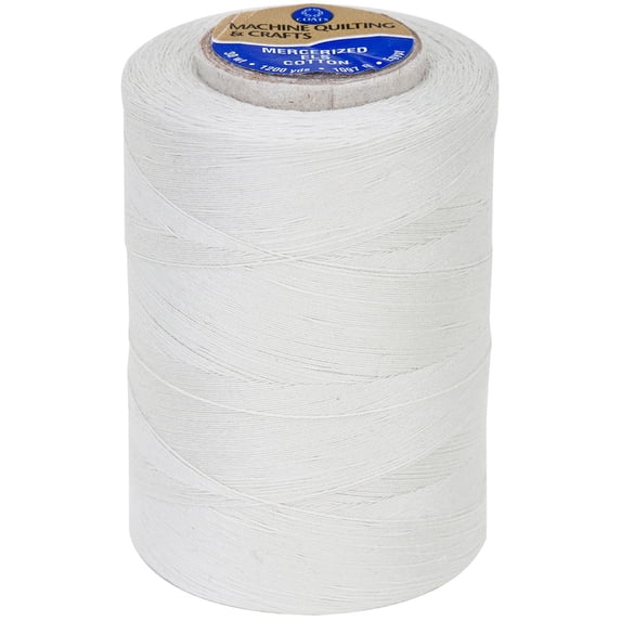 Coats Cotton Machine Quilting Solid Thread 1200yd-Silver - Walmart.com