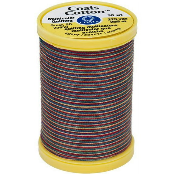 Coats Cotton Machine Quilting Thread Multicolor 225yd-Jewels