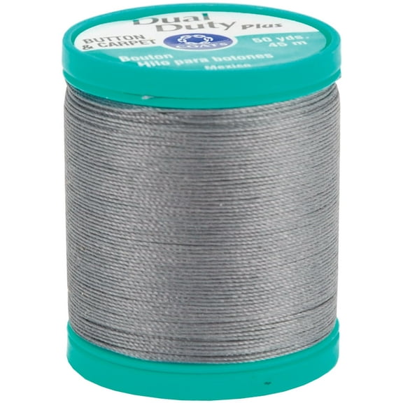 Coats Dual Duty Plus Button & Carpet Thread 50yd-Slate
