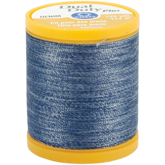Coats Dual Duty Plus Denim Thread 125yd-Denim Blue