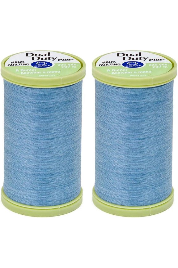 Dual Duty Plus Hand Quilting Thread 325yd, Blue, 2-pack