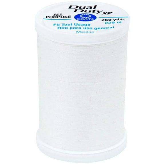 Coats Dual Duty XP General Purpose Thread 250yd - White