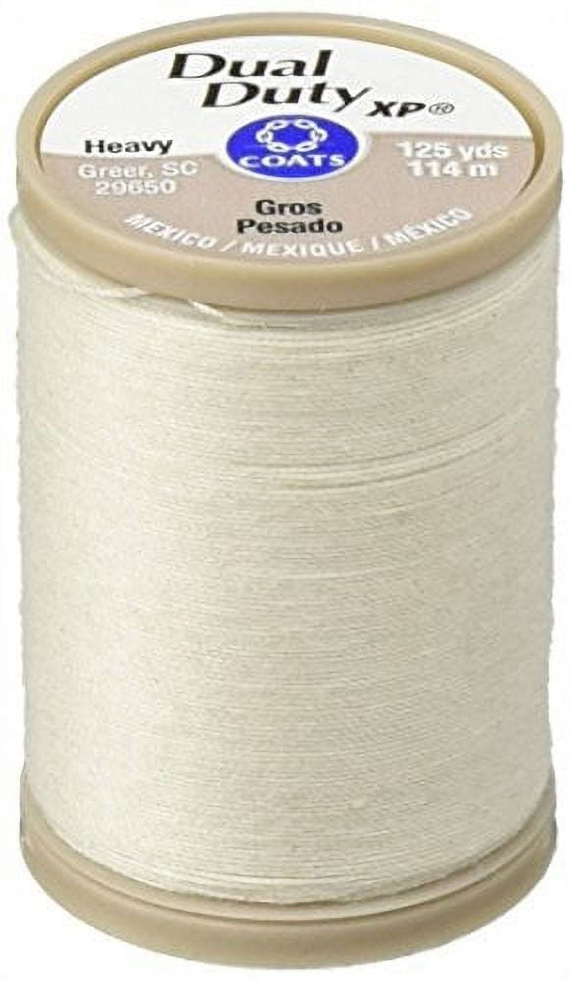 Coats & Clark Dual Duty XP Heavy Thread, 125-Yard Sewing Thread for ...