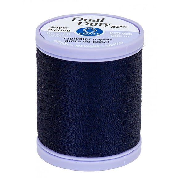 Coats Dual Duty XP Paper Piecing Thread 225yd-Navy