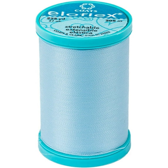 Coats Eloflex Stretch Thread 225yd-Icy Blue