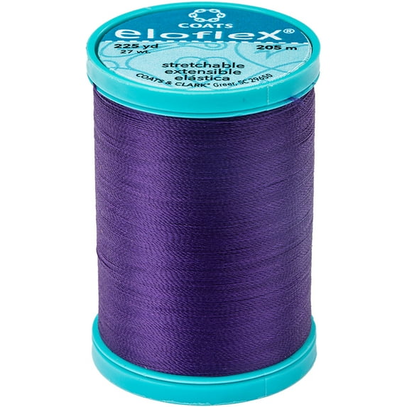 Coats Eloflex Stretch Thread 225yd-Purple