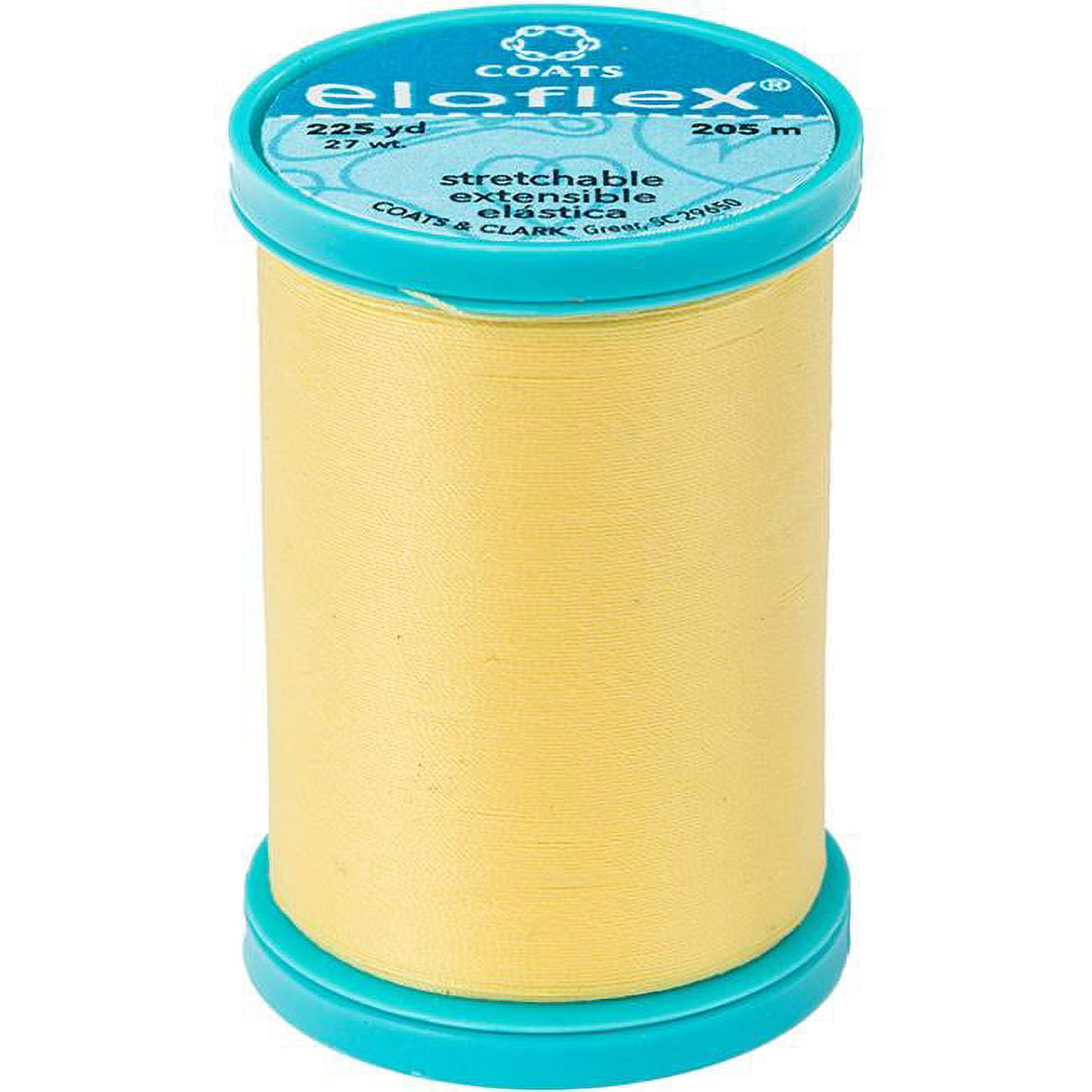 Coats Eloflex Stretch Thread 225yd Yellow