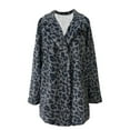 thumbnail image 1 of Coats Lightweight for Women Leopard Print Cardigan Plus Size Tops Trendy, 1 of 6