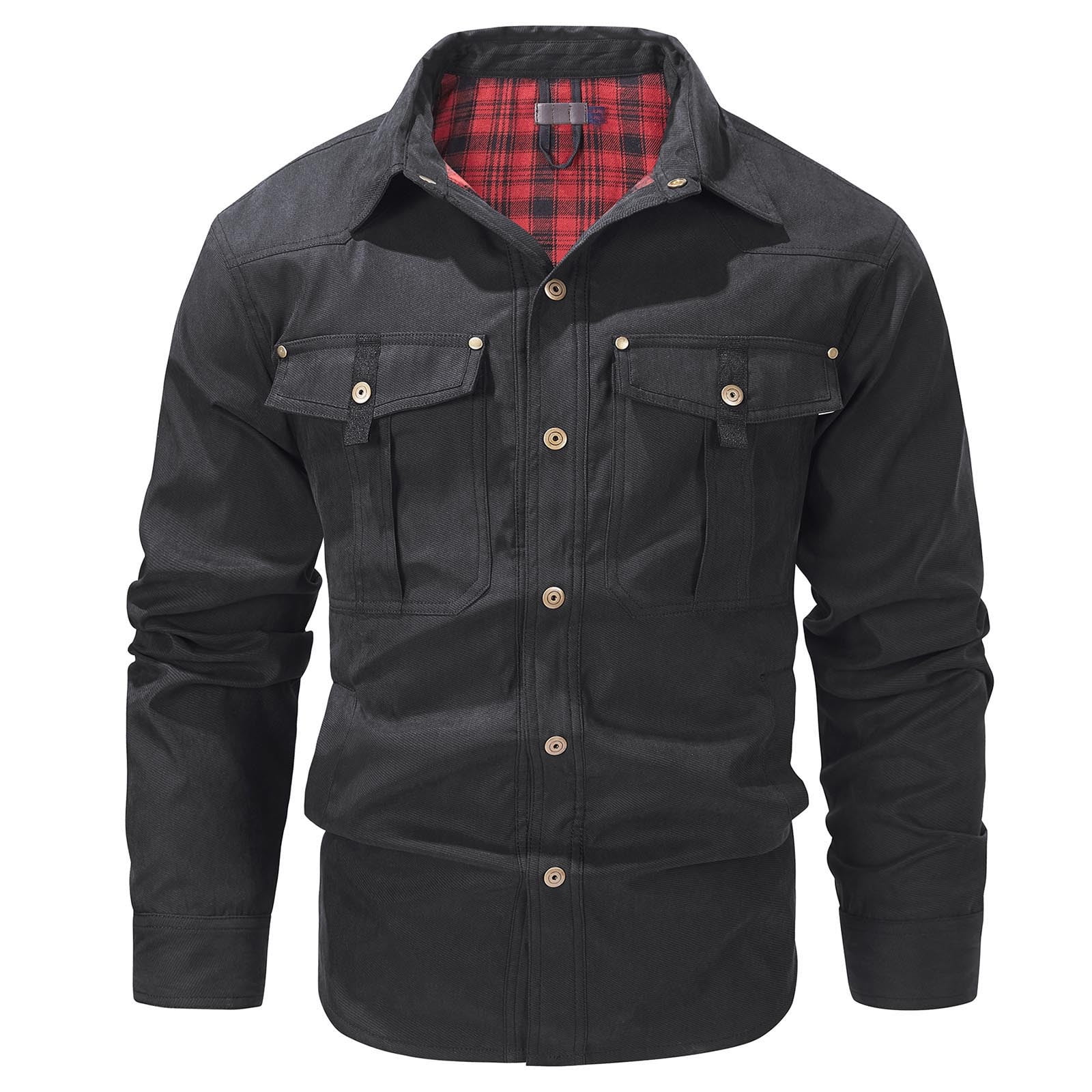 Coats Men Jacket Lightweight Mens Business Casual Jacket Button Down