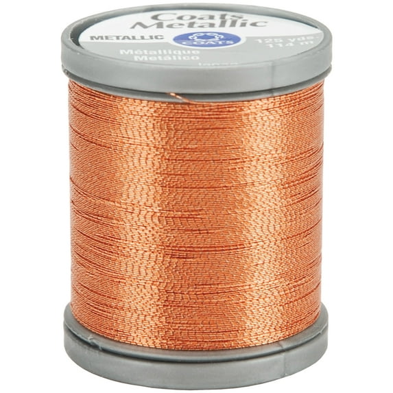 Coats Metallic Thread 125yd-Copper