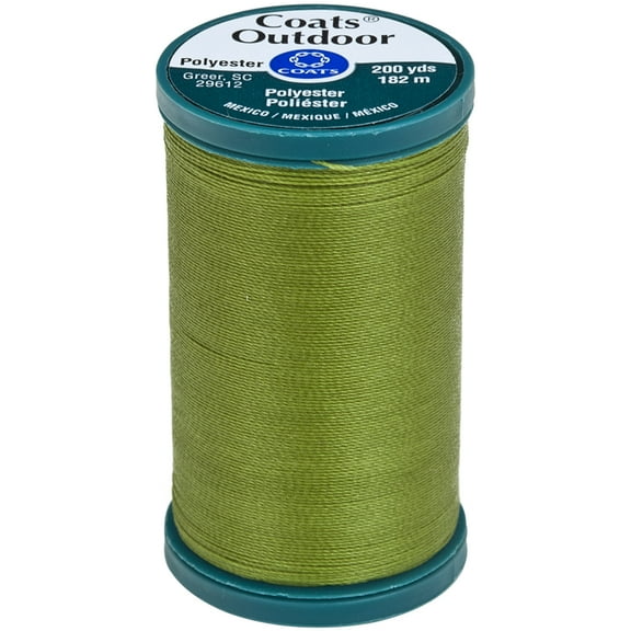 Coats Outdoor Living Thread 200yd-Chartreuse