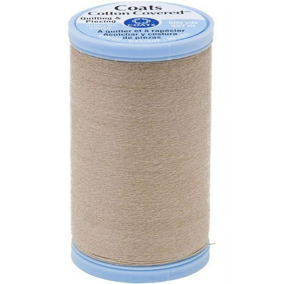 Coats S926-8050 500 Yard Cotton Covered Quilting & Piecing Thread, Buff