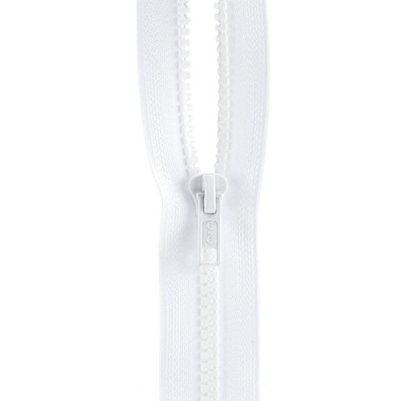 Coats Sport Separating Zipper 28"-White