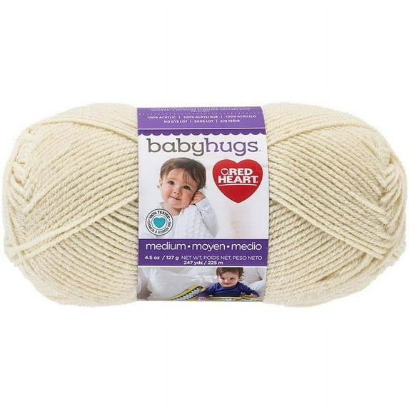 Coats Yarn E404-4303 Yarn Baby Hugs Medium, Shell