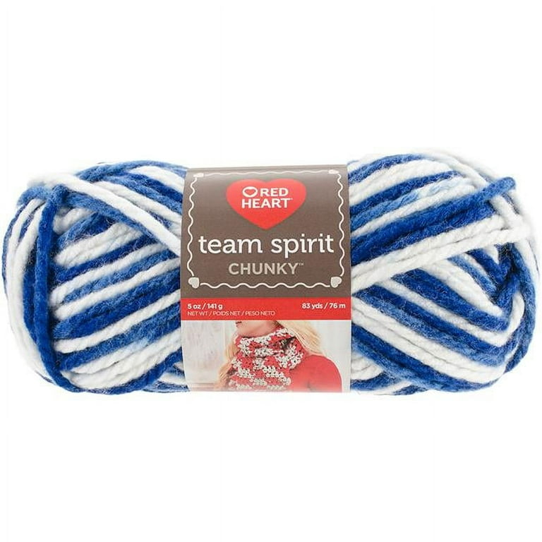 Coats Yarn E853-9947 Red Heart Team Spirit Chunky Yarn-Royal